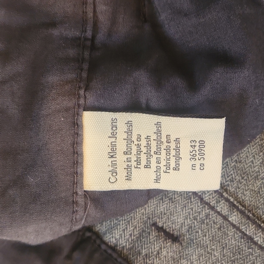 Calvin Klein Jeans Slim Straight W30 L32 Grey - Picture 13 of 15